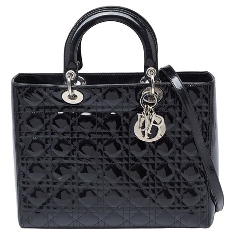 dior tote large size|lady dior tote large black.